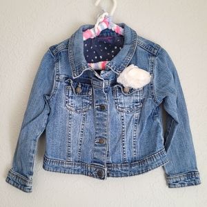 Toddler Girls Denim Jacket, size 5T, Genuine Kids for Osh Kosh